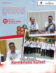 Audiensi BBPVP Makassar dan Kementerian Sosial Provinsi Sulawesi Selatan dalam Rangka Penguatan Kerja Sama Pelatihan dan Sertifikasi bagi Penerima Manfaat